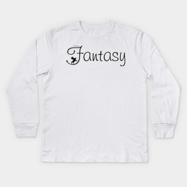 I write Fantasy Kids Long Sleeve T-Shirt by H. R. Sinclair