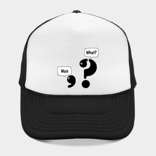 Wait What comma question mark by H. R. Sinclair