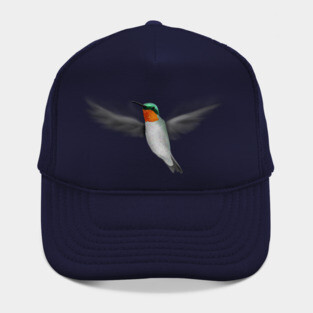 Tiny Illustrated Hummingbird Hat