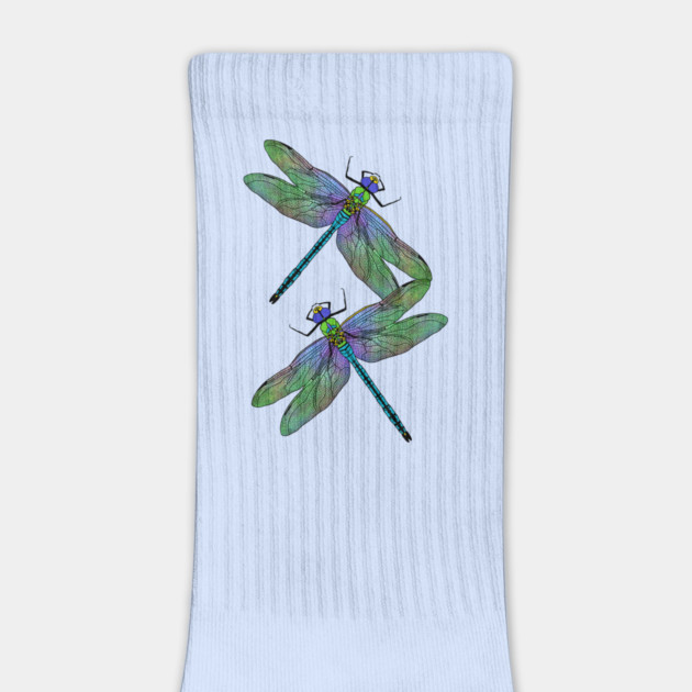 Emperor Dragonflies Digital Art by H. R. Sinclair