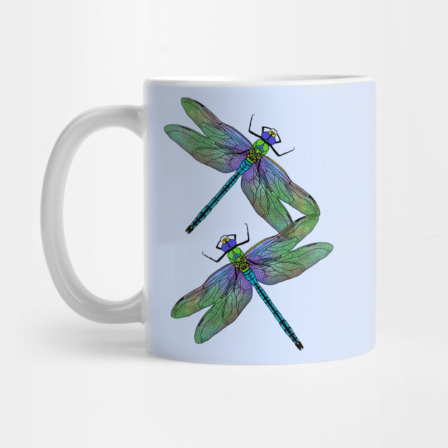 Emperor Dragonflies Digital Art by H. R. Sinclair