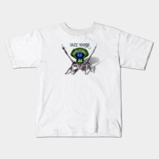 Cute Peacock Spider Digital Art Kids T-Shirt