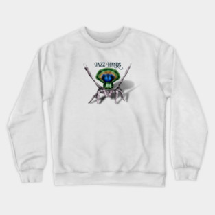 Cute Peacock Spider Digital Art Crewneck Sweatshirt