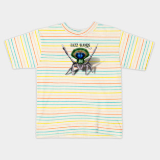 Cute Peacock Spider Digital Art Kids T-Shirt