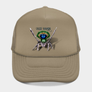 Cute Peacock Spider Digital Art Hat
