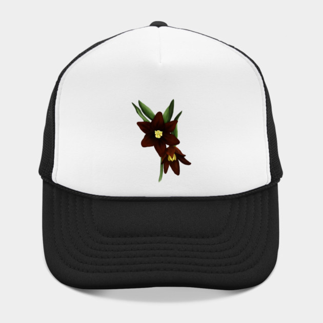 Chocolate Lily Flowers Digital Art by H. R. Sinclair