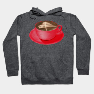 Christmas Cappuccino Art Tree Hoodie