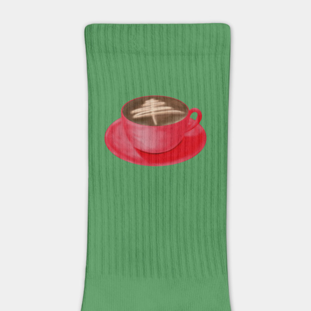 Christmas Cappuccino Art Tree by H. R. Sinclair