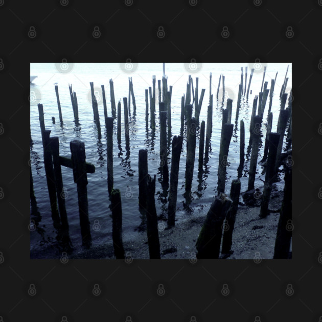 North End Waterfront Pier Remnants by H. R. Sinclair