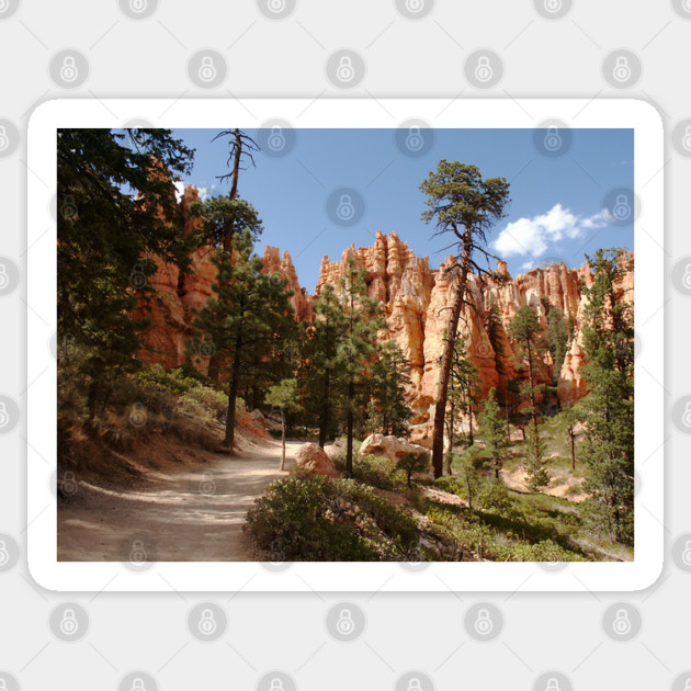 Bryce Canyon National Park Trail Sticker by H. R. Sinclair