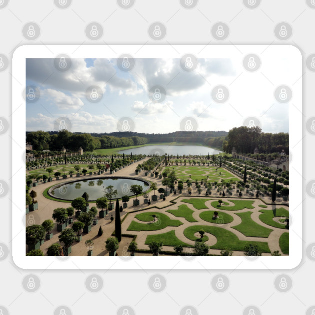 Gardens of Versailles Sticker by H. R. Sinclair