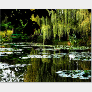 Monet's Lily Pond, Giverny, France Posters and Art