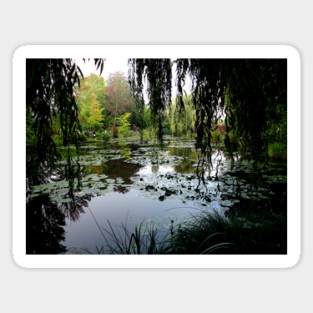 Monet's Lily Pond, Giverny, France Sticker