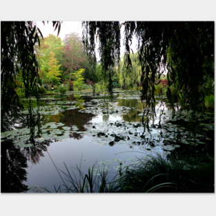 Monet's Lily Pond, Giverny, France Posters and Art