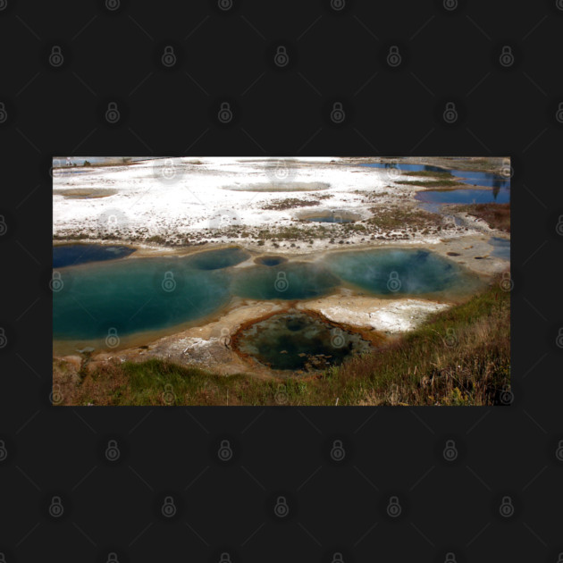 Blue Hot Springs Yellowstone by H. R. Sinclair