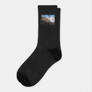 Limestone Terrace Mammoth Hot Spring Yellowstone Socks
