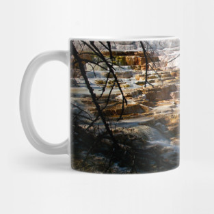 Limestone Terrace Mammoth Hot Spring Yellowstone Mug