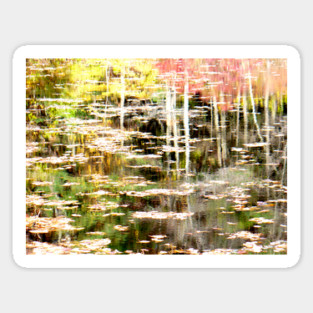 Side Bog at Walden Pond Sticker