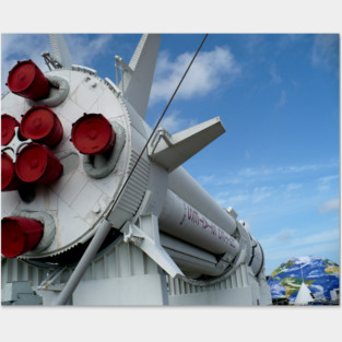 Rocket, Kennedy Space Center, Florida Posters and Art