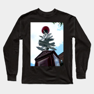 Iconic North End Signpost Long Sleeve T-Shirt