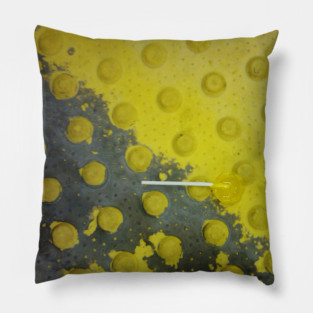 Abandoned Yellow Lollipop Subway Pillow