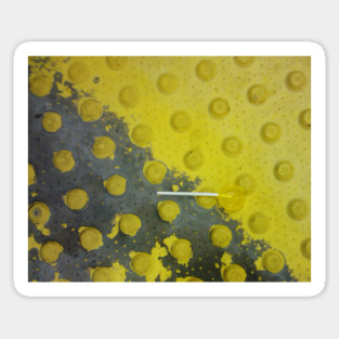 Abandoned Yellow Lollipop Subway Sticker