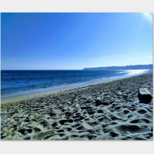 Dusk at Malibu Beach Posters and Art