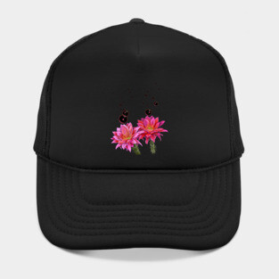 Colorful Cactus Flowers with Bubbles Hat