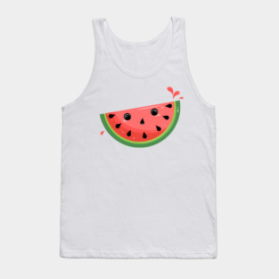 Shocked Kawaii Watermelon Tank Top