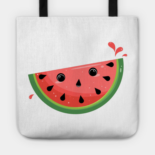 Shocked Kawaii Watermelon Tote by H. R. Sinclair