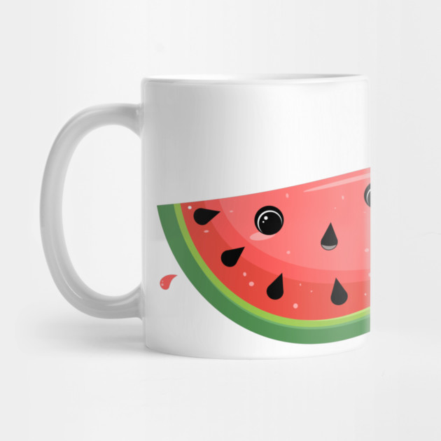 Shocked Kawaii Watermelon by H. R. Sinclair