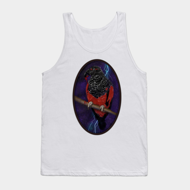 Dracula Parrot Tank Top by H. R. Sinclair