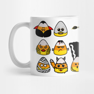 Classic Hollywood Monsters Candy Corn Mug