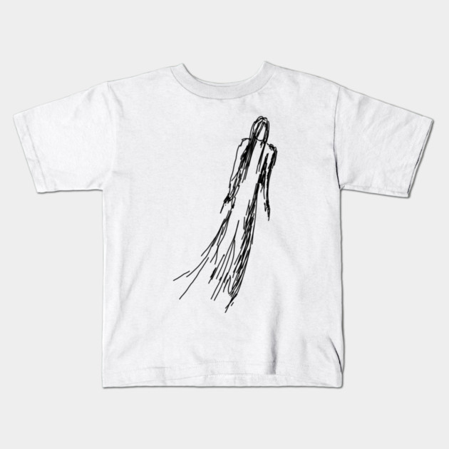 Ghostly Woman Kids T-Shirt by H. R. Sinclair