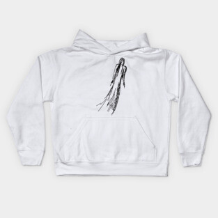 Ghostly Woman Kids Hoodie