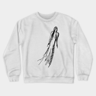 Ghostly Woman Crewneck Sweatshirt