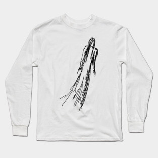 Ghostly Woman Long Sleeve T-Shirt