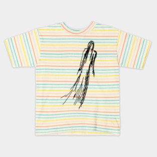 Ghostly Woman Kids T-Shirt