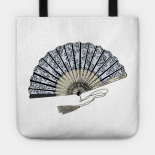 Victorian Fan Illustration Tote