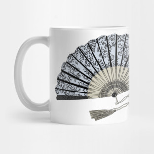 Victorian Fan Illustration Mug