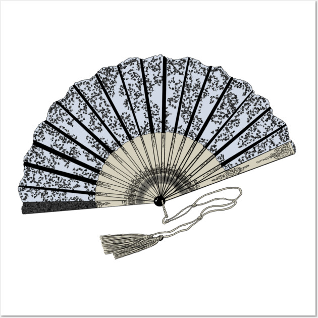 Victorian Fan Illustration Wall Art by H. R. Sinclair