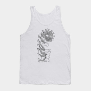Fiddlehead Fern Illustration Tank Top