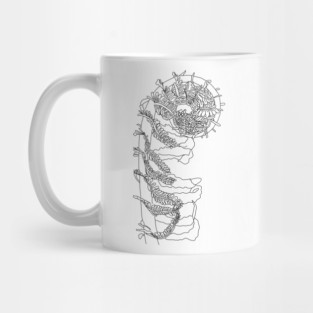 Fiddlehead Fern Illustration Mug