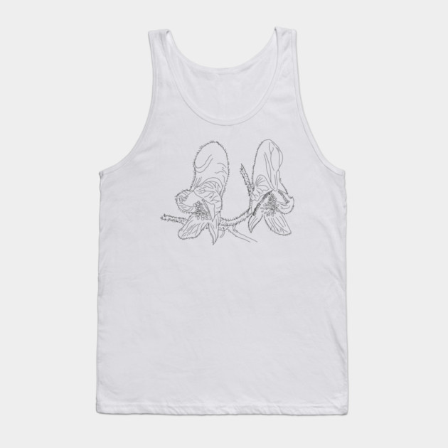 Monkshood Illustration Tank Top by H. R. Sinclair
