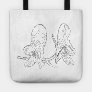 Monkshood Illustration Tote