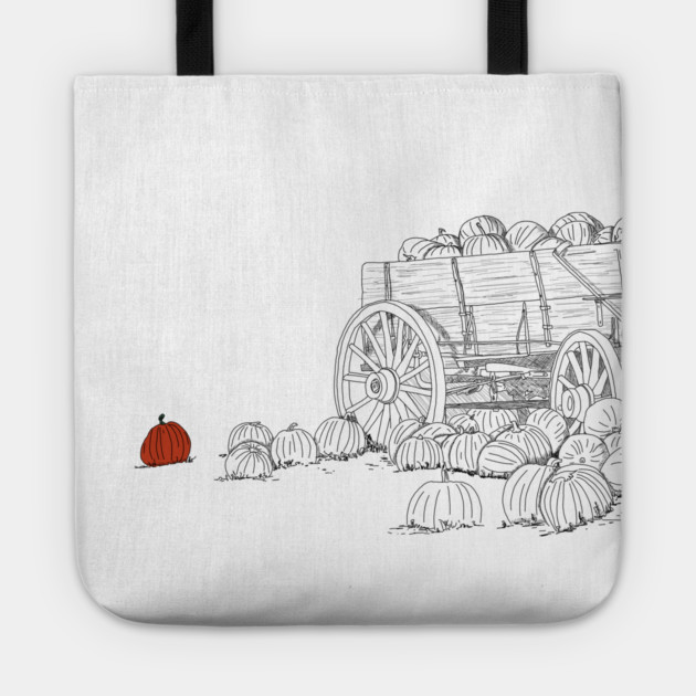 Pumpkin Patch Wagon Tote by H. R. Sinclair