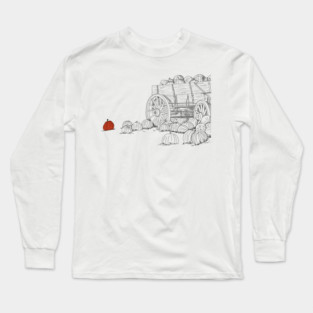 Pumpkin Patch Wagon Long Sleeve T-Shirt
