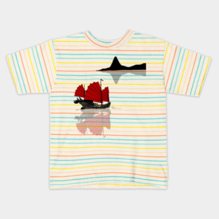 Chinese Junk Ship Kids T-Shirt