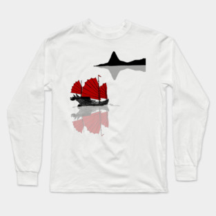Chinese Junk Ship Long Sleeve T-Shirt