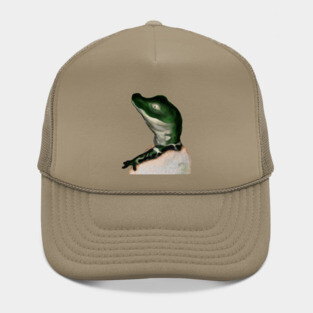 Cute Baby Alligator Digital Art Hat
